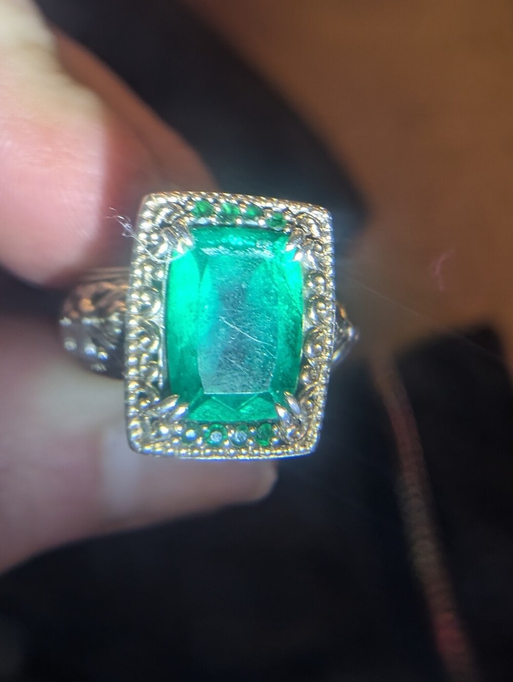 Natural Emerald Ring
